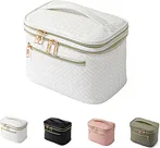 Easily solved the crowding caused by cosmetics and jewelries when traveling. With this makeup bags and cases, you can storage jewelries, cosmetics as well as other accesorries in one bag and well organized. How suitable for women and girl